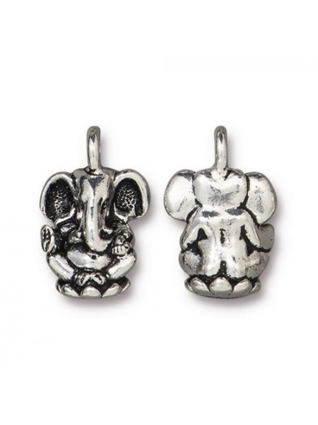 Charm Ganesh  Antique Silver