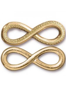 Link Infinity 22x12mm Gold plated