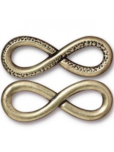 Link Infinity 22x12mm Antique Brass