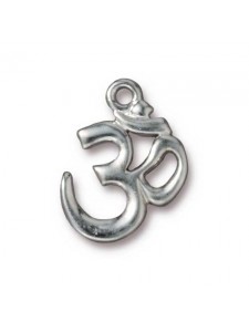 Drop  AUM (OM) 20mm Silver