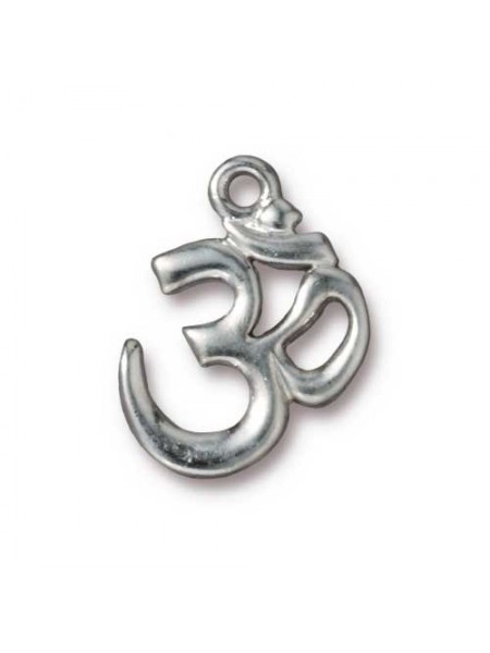 Drop AUM (OM) 20mm Silver