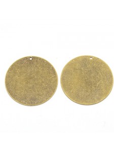 Brass Blank Tag 34x0.3mm H:1mm AntiBronz