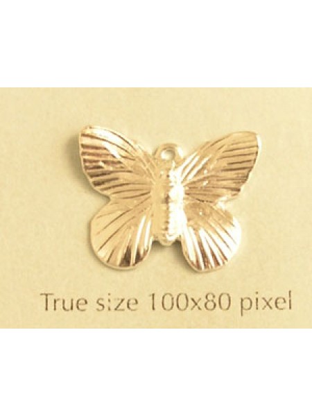 Butterfly Charm Silver Plated