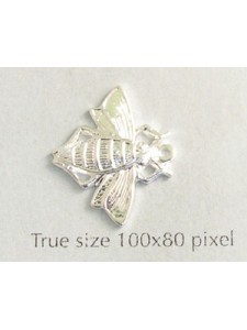 Bee Charm Silver Plated