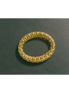 Filgree Oval Ring  35x28mm  Raw