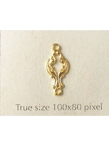 Earring Part 2-Loop Small Gold Plated