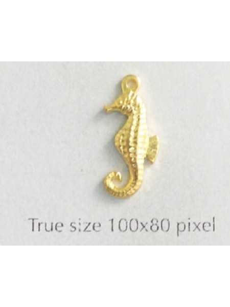 Seahorse Charm Gold Plated