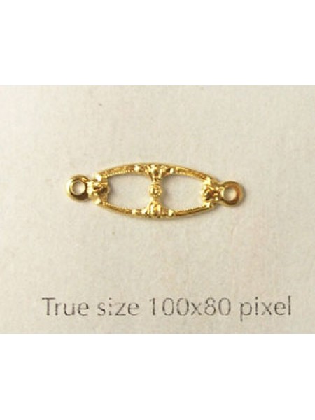Earring Part 2-Loop Gold Plated