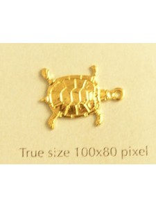 Turtle Charm Gold Plated