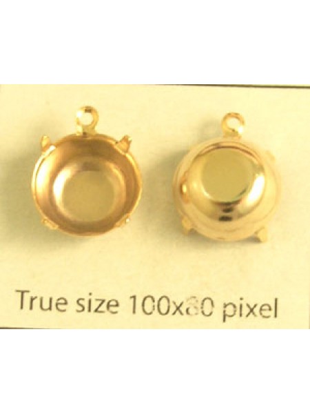 Setting for 1028 SS48 1-Ring Gold Plated
