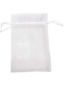 Organza bag 10x15cm White