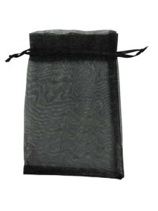 Organza bag 13x18mm Black