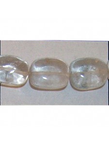 Gemstone Nugget 12x16mm Crystal 16in