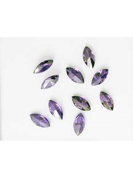 CZ AAA Marquise 6x3mm Violet per 10pcs