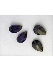 CZ AAA Pear 9x6mm Violet -per 4 pcs