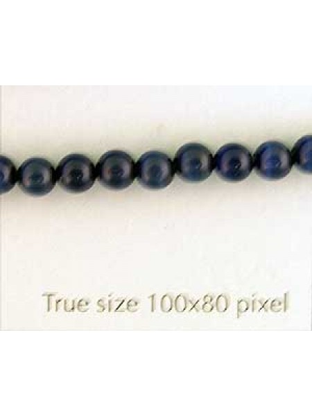 Cats Eye Bead Round 4mm Dk Blue-Strand