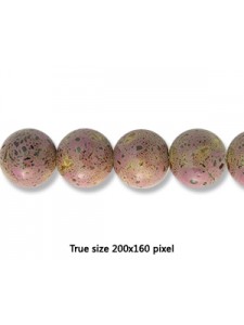 Ceramic Bead 16mm Antique Purple