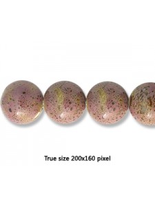 Ceramic Bead 18mm Antique Purple