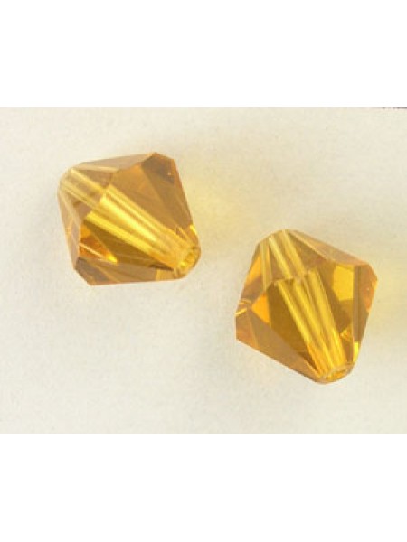 Chinese Bi-cone Bead 12mm Gold