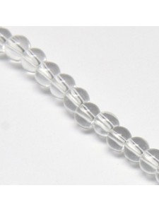Glass Bead Round 4mm Clear 105pcs/strand