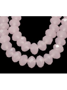 Faceted Abacus Pink 12mm - 72pcs/str
