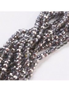 Abacus 4x3mm ~150 beads LT Grey PL