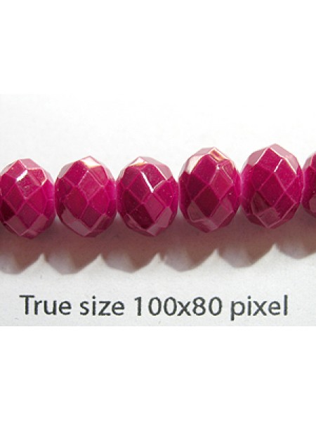 Abacus Beads 8x5mm FC Magenta ~15.7in