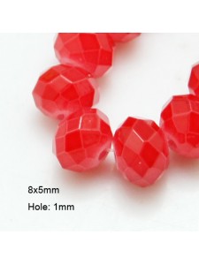 Abacus Beads 8x6mm FC Red ~15.7in