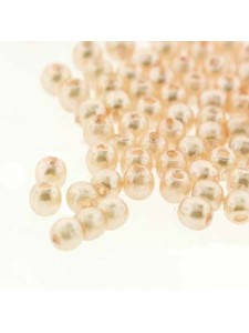 Glass Pearl 2mm Round Cream 150 beads