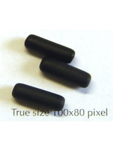 CZ Tube 14x4mm Black Matt