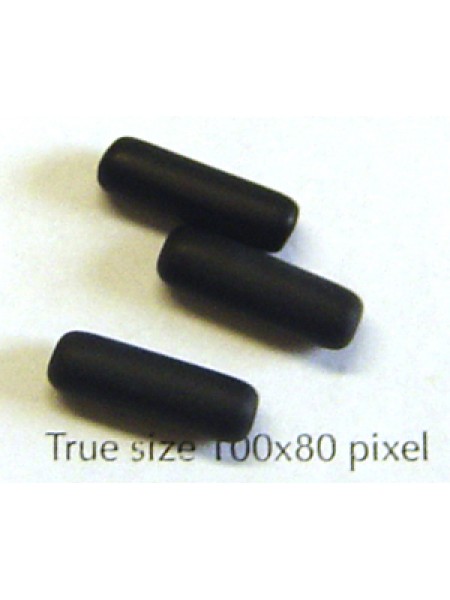 CZ Tube 14x4mm Black Matt