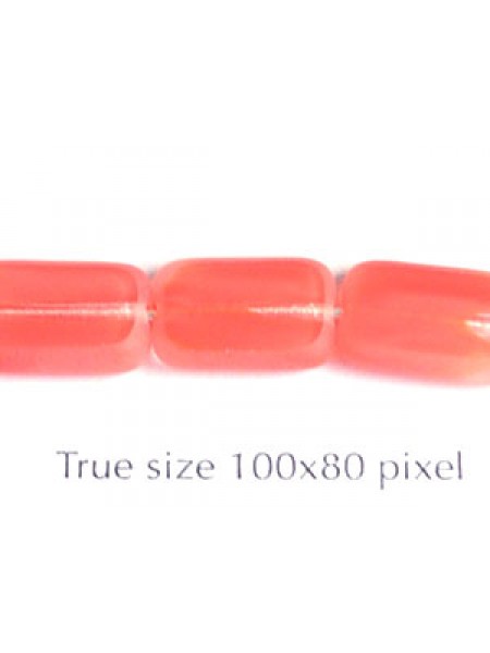 CZ Polished Tiffany 12x7mm Red Cloud