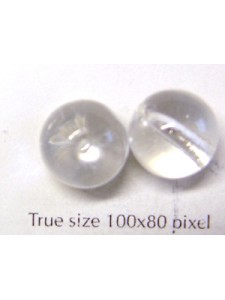 Tiffany Round Bead 12mm Clear