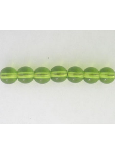 Tiffany Round Bead 6mm Olivine