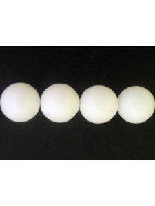 Tiffany Round Bead 12mm SnowWhite JOBLOT