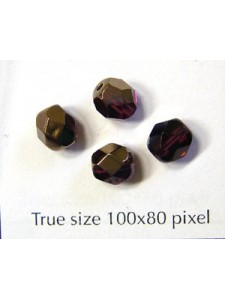 CZ Round Faceted 6mm Amethyst Valentinit