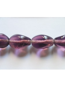 CZ Bi-cone Twist 11x8mm Amethyst