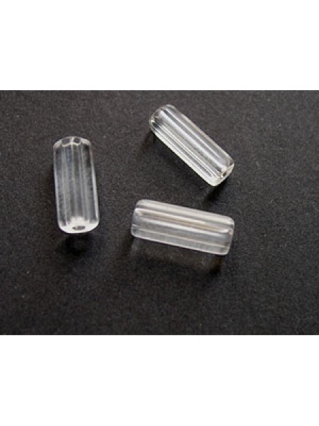 CZ Tube 10x4mm Clear