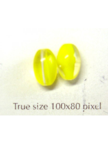 CZ Oval 11x7mm 2T Clear/Yellow