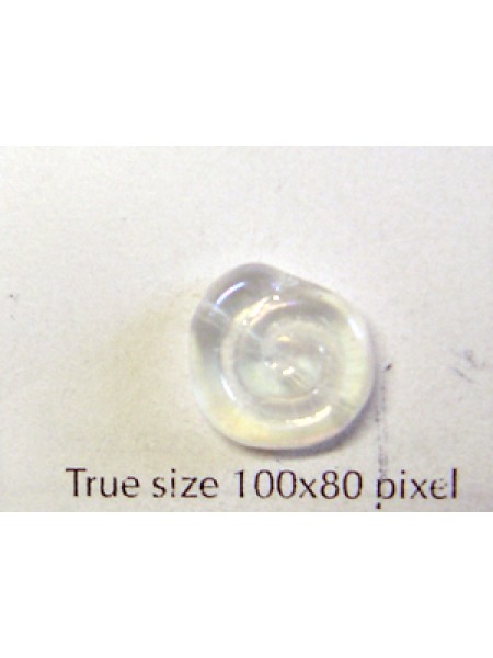 CZ Jelly Roll Disc 12mm Clear AB