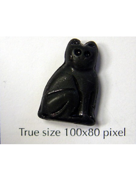 CZ Lg Sitting Cat 14x20mm Black Matt