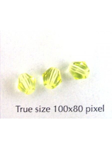CZ Faceted Diamond 6mm Jonquil