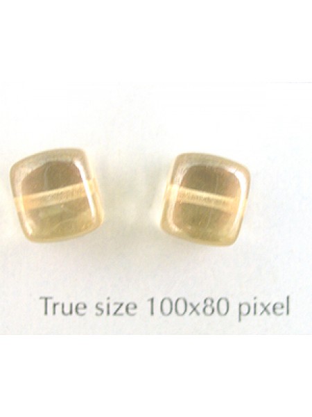 CZ Cube 8x11mm Champagne