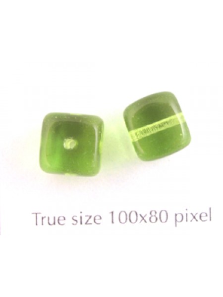 CZ Cube 8x11mm Peridot