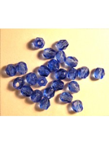 CZ Round Faceted 4mm Sapphire