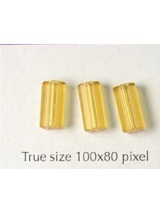 CZ Tube 10x6mm Topaz - NO Reorder