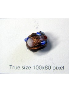 Indian Amber Bead 10mm Chocolate