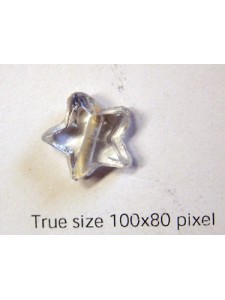 Indian Glass Star 11mm Clear