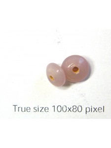 Indian Disc Bead 8x5mm Light Amethyst