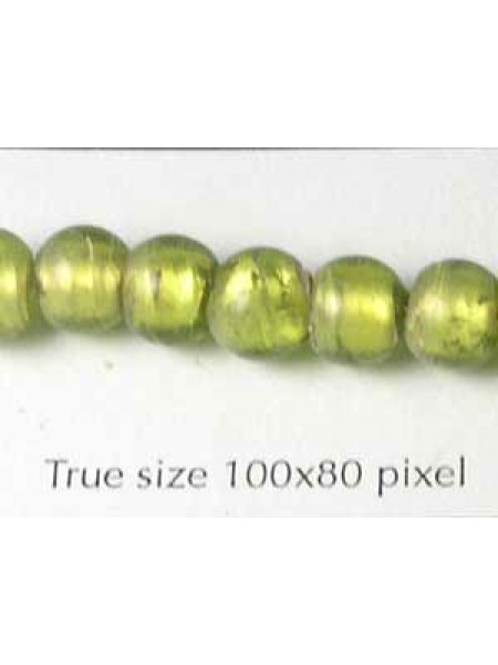 Indian Foil Round 6mm Olivine